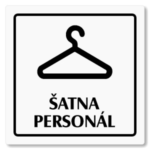 Šatna personál, 118x118mm, bílá, Arizona